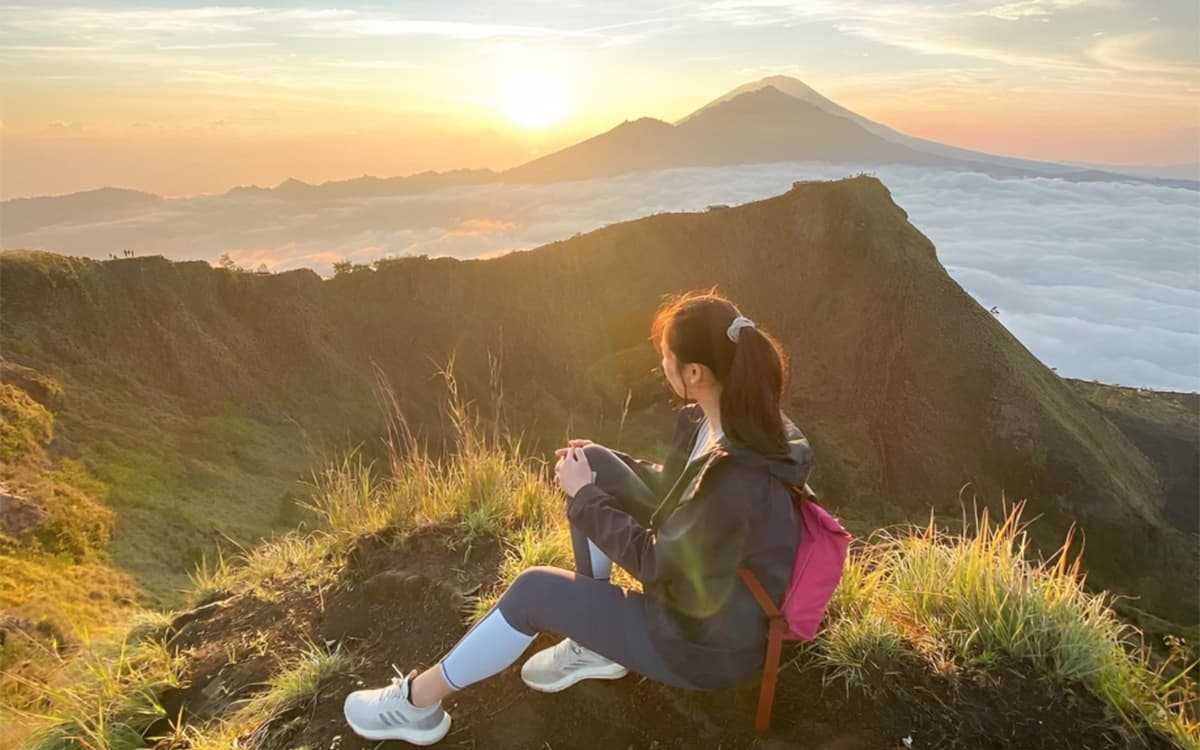 Sunrise in Mount Batur Bali