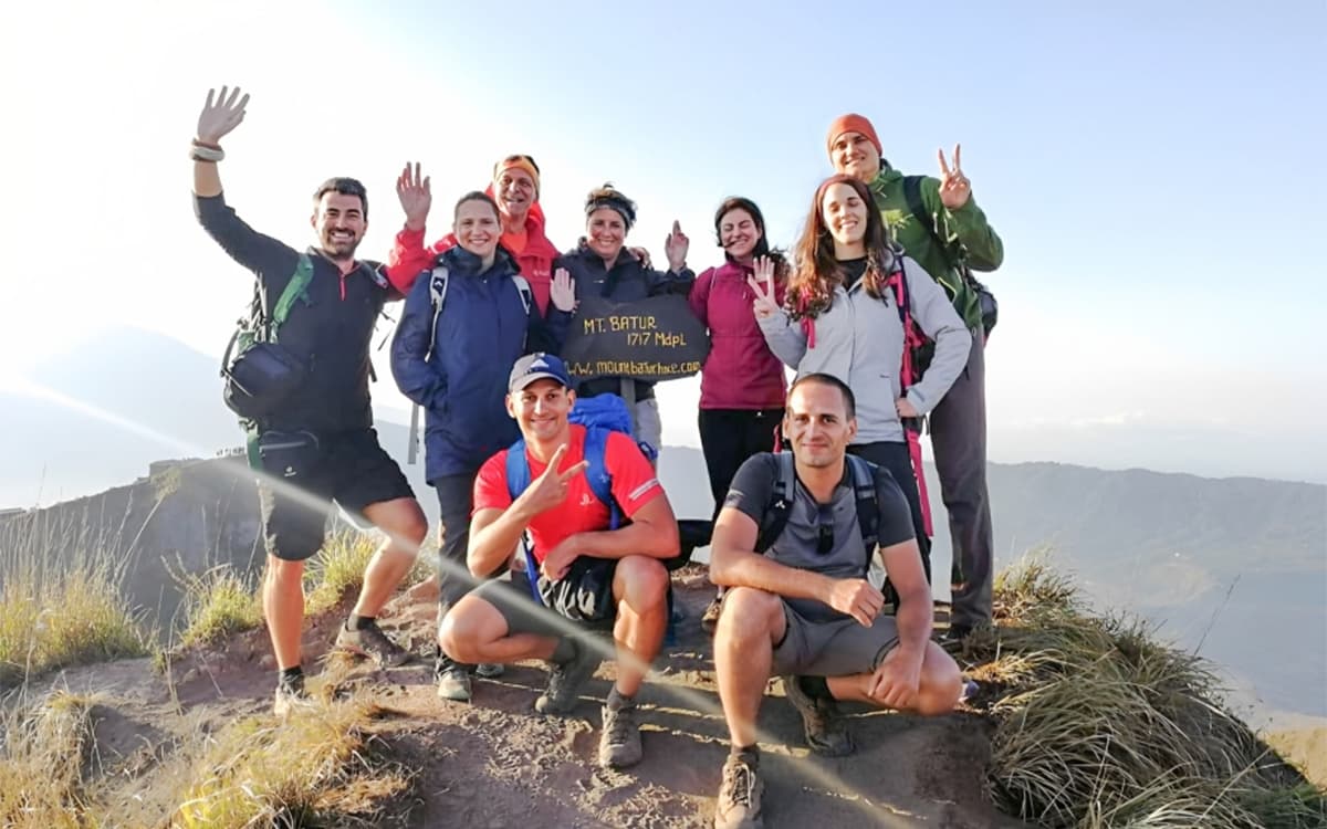 Mount Batur in Top of the Mountain
