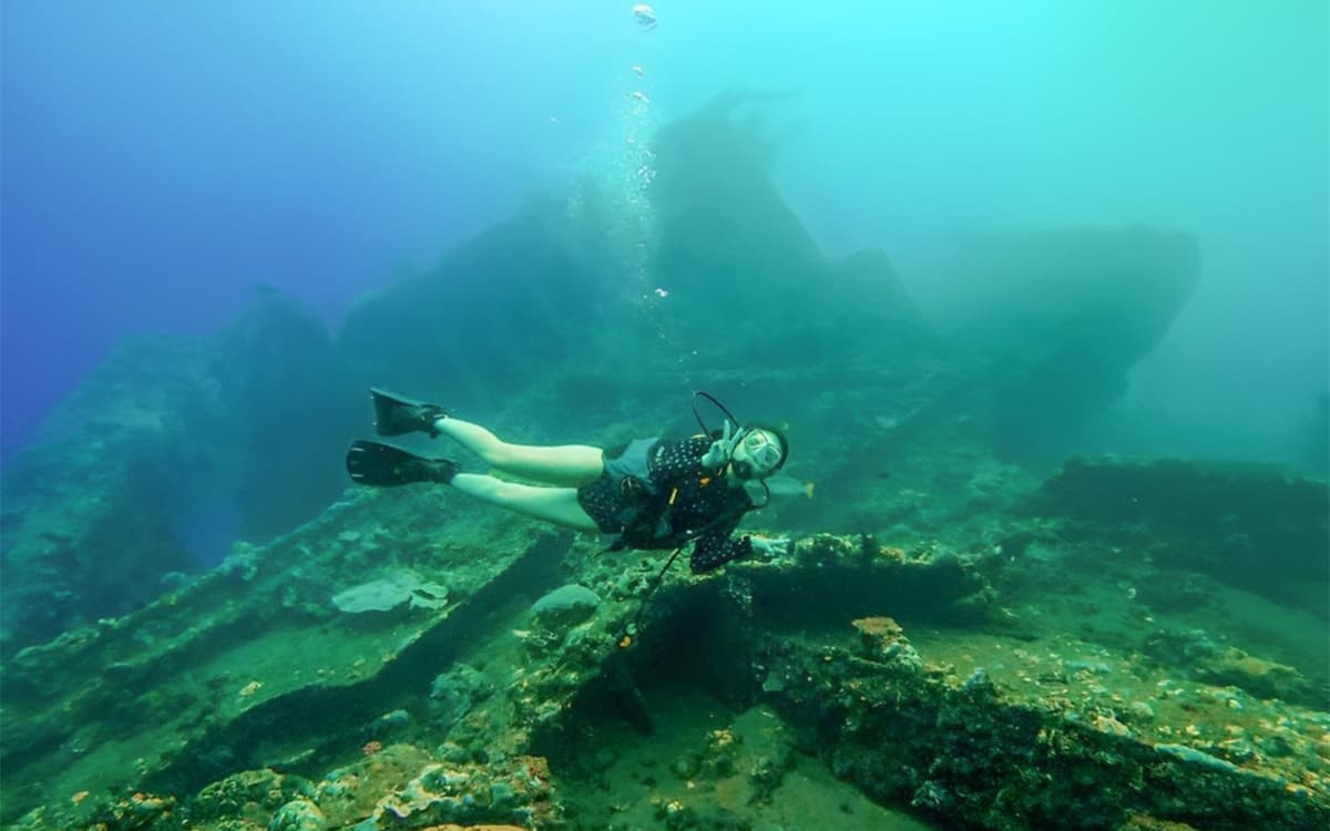 Underwater Scenery Tulamben Bali