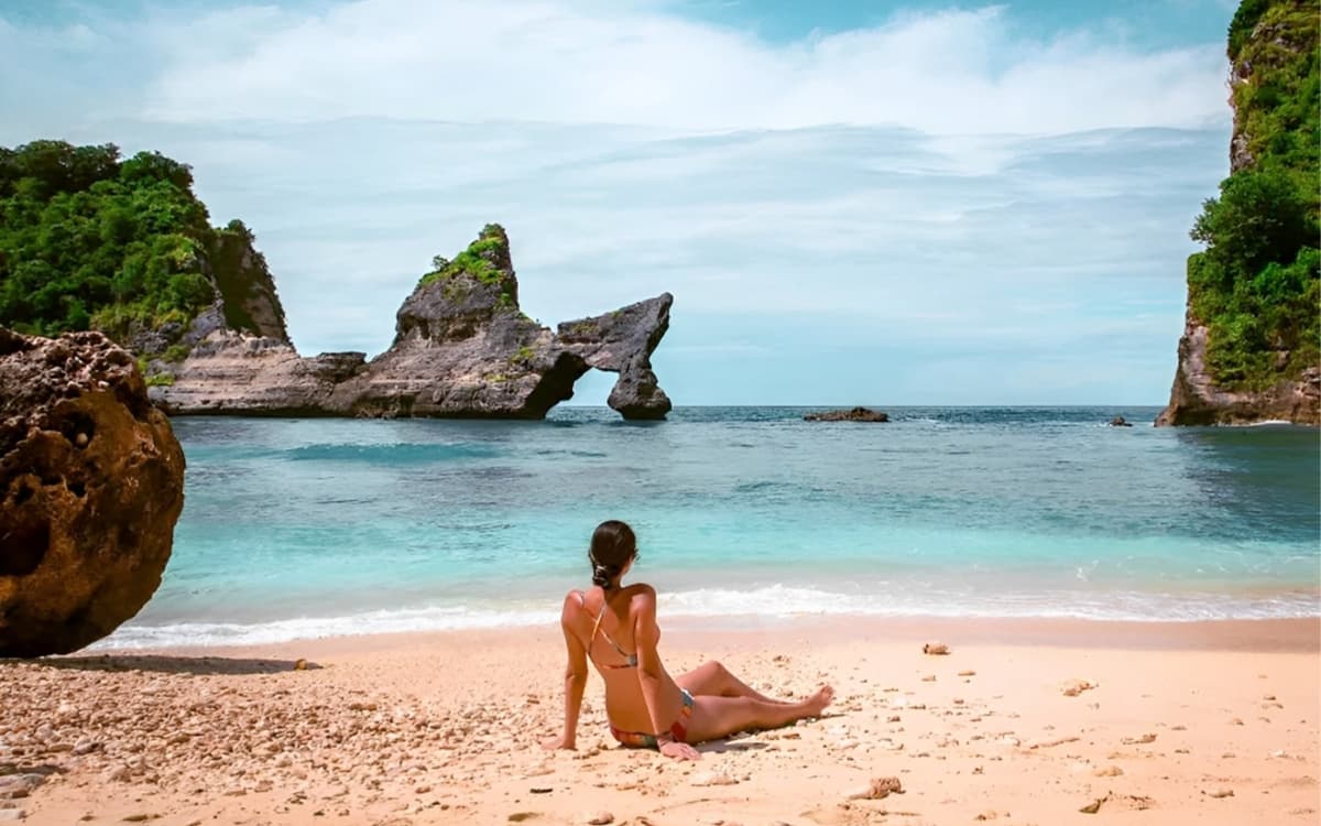 Atuh Beach Landscape
